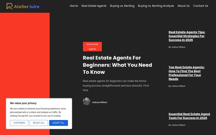 Screenshot of atelier-luire.com