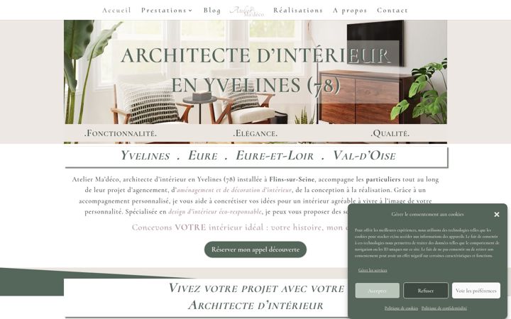 Capture d'écran de atelier-madeco.fr