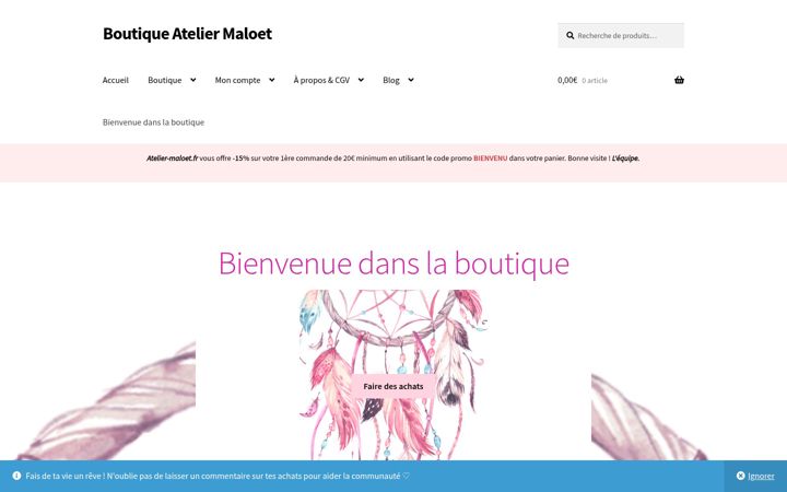 Screenshot of atelier-maloet.fr