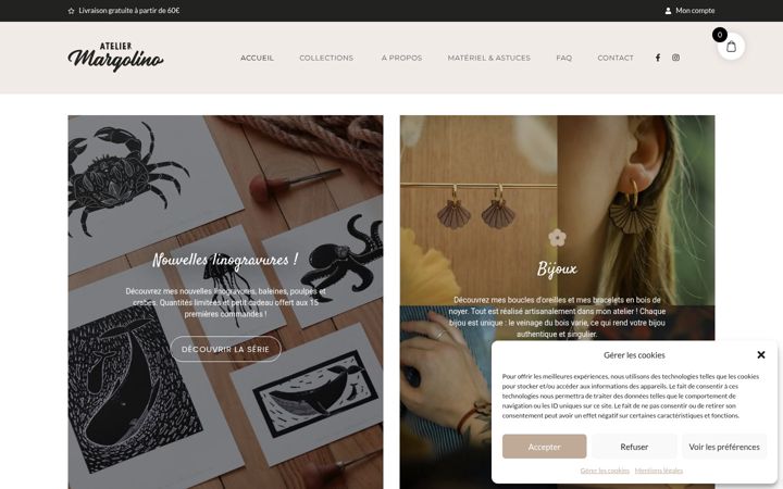 Zrzut ekranu atelier-margolino.com