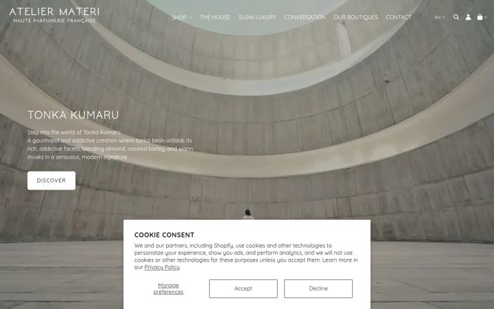Screenshot of atelier-materi.com