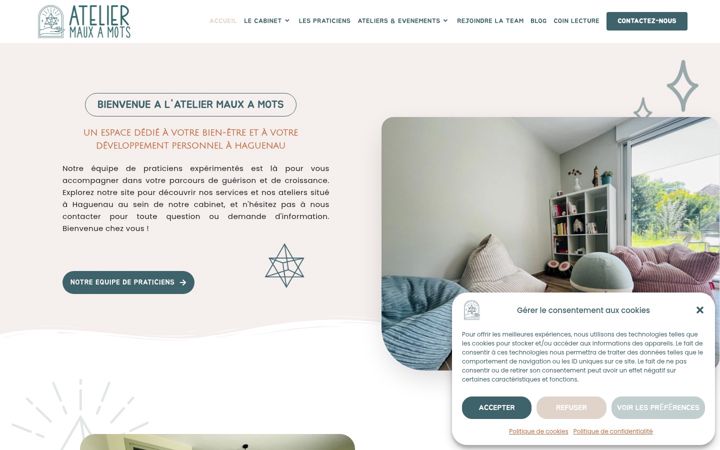 Screenshot of atelier-maux-a-mots.com
