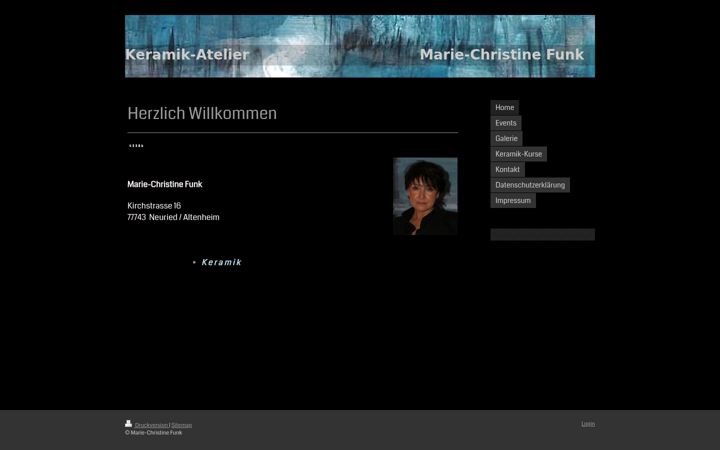 Screenshot of atelier-mcfunk.de