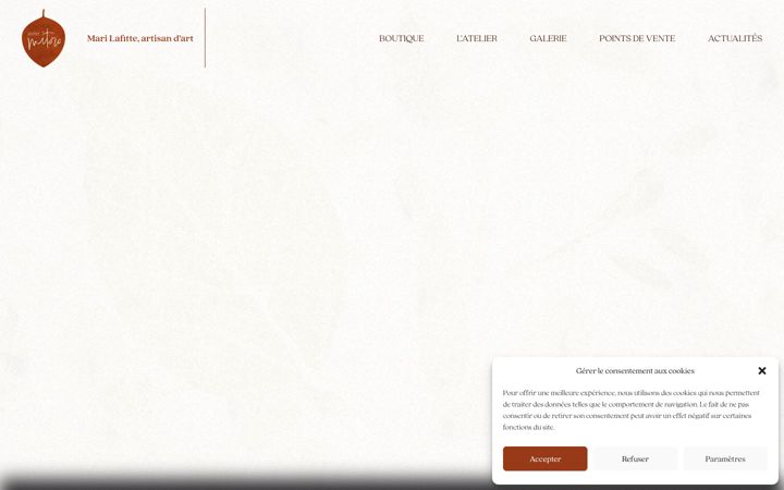 Screenshot of atelier-mitoro.com