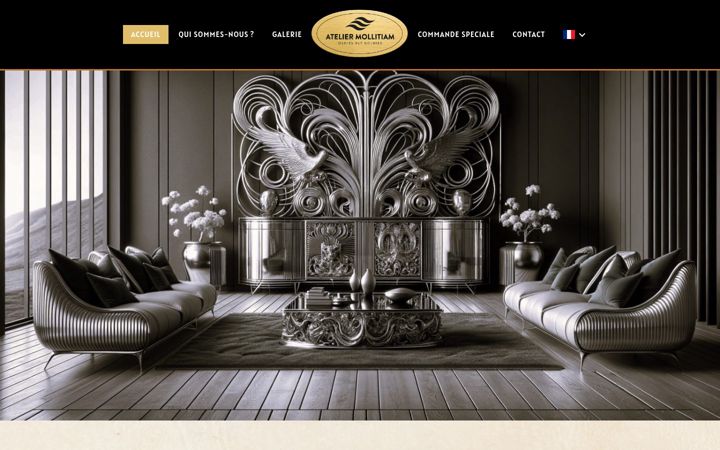 Screenshot of atelier-mollitiam.fr