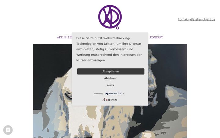 Screenshot of atelier-objekt.de