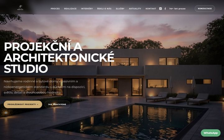 Screenshot of atelier-partika.cz