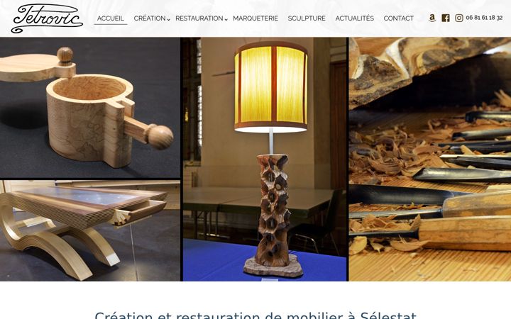 Screenshot of atelier-petrovic.fr
