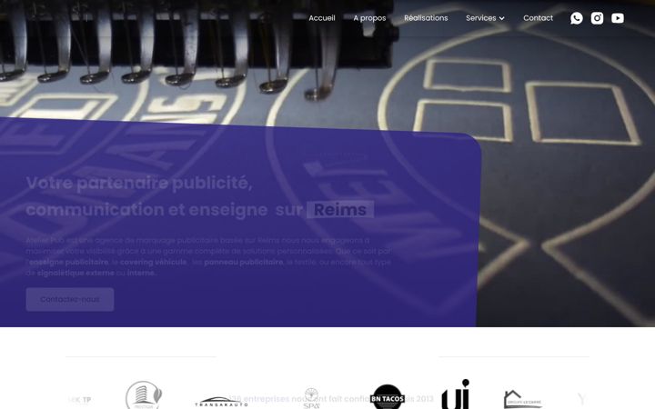 Ekrānuzņēmums no atelier-pub.fr