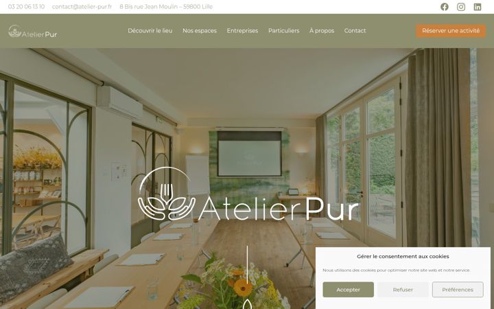 Ekrānuzņēmums no atelier-pur.fr