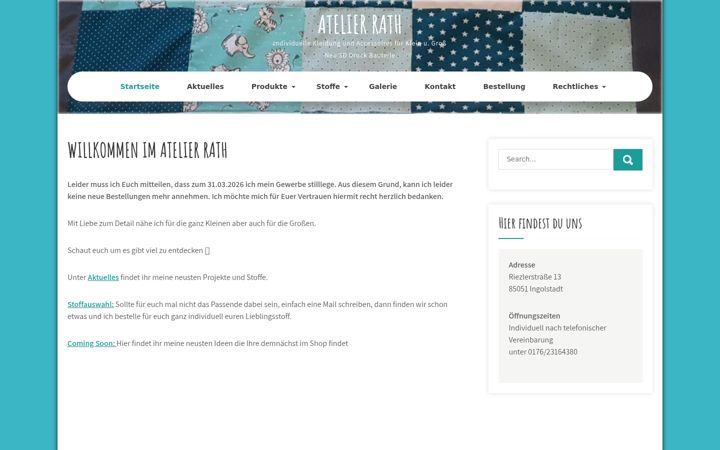 Screenshot ta' atelier-rath.de