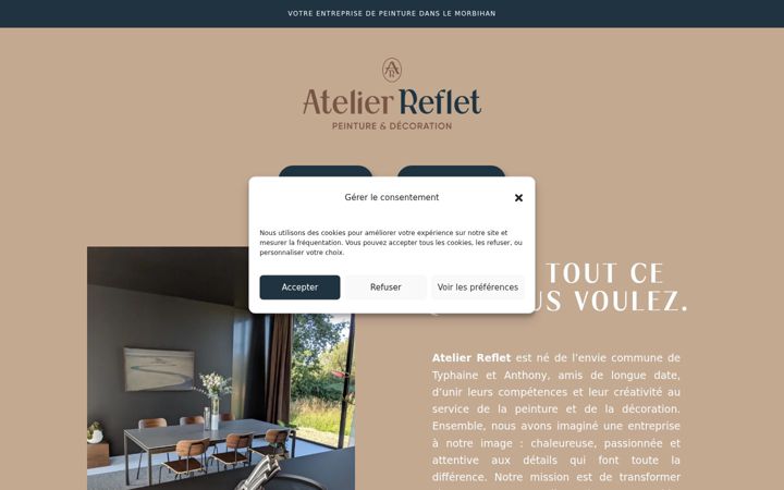 Screenshot of atelier-reflet.fr