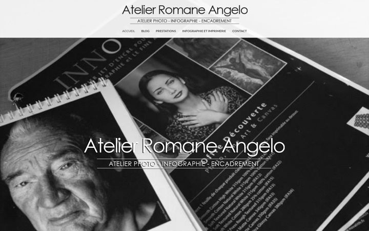 Screenshot of atelier-romane-angelo.fr