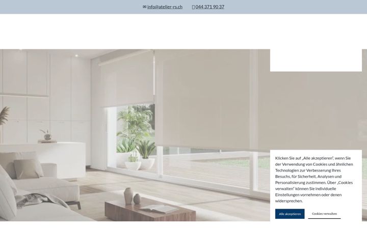 Screenshot of atelier-rs.ch