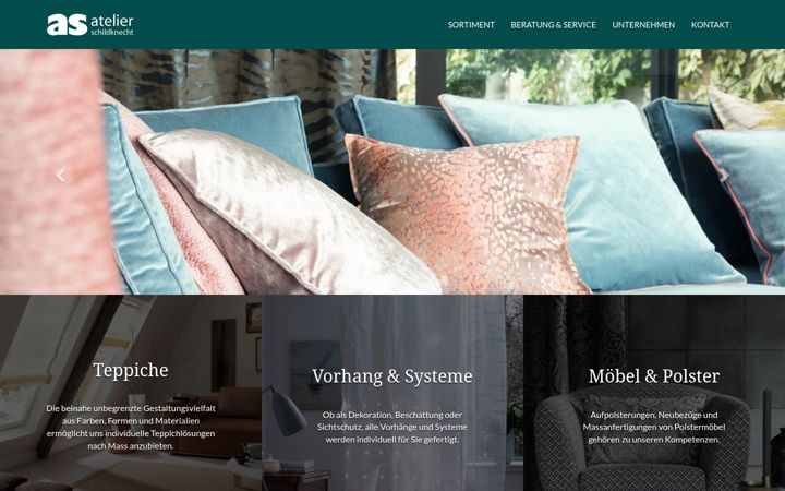 Screenshot of atelier-schildknecht.ch