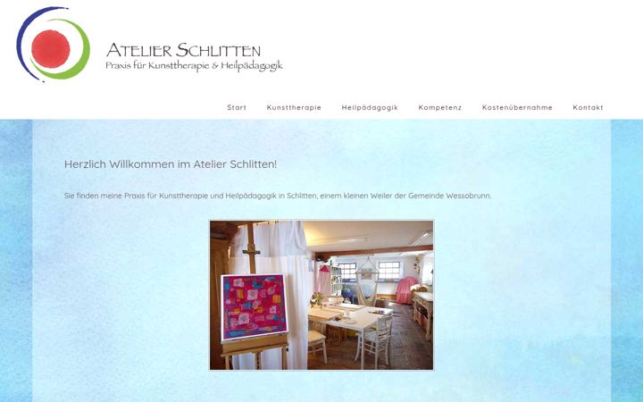 Screenshot of atelier-schlitten.de