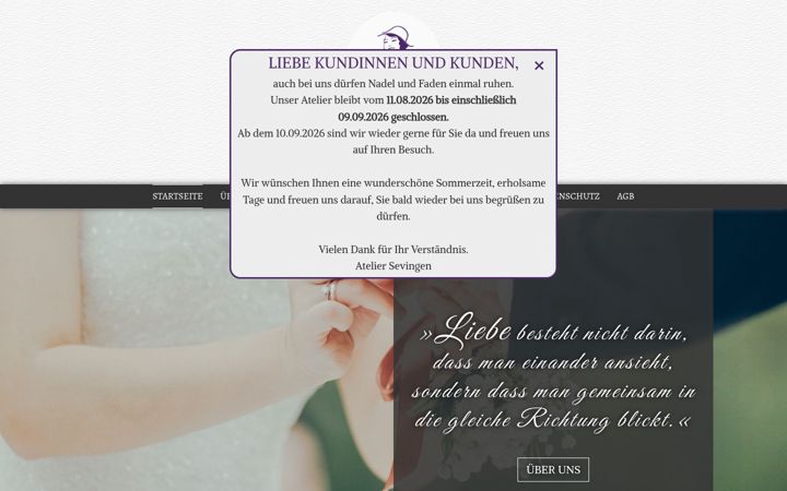 Screenshot ta' atelier-sevingen.de