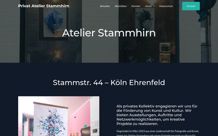 Screenshot of atelier-stammhirn.de