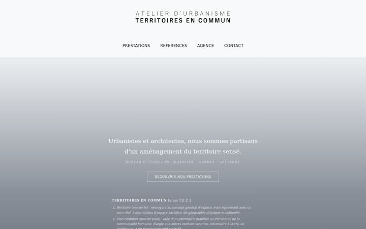 Screenshot of atelier-tec.fr