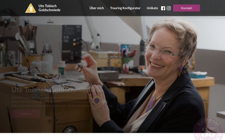Screenshot of atelier-tobisch.de