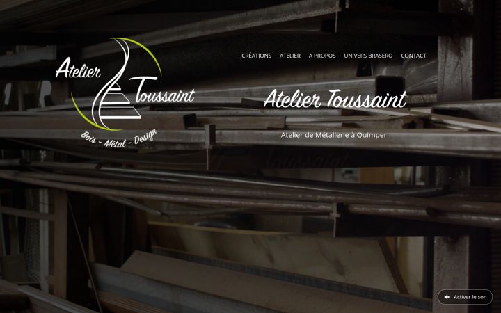 Screenshot of atelier-toussaint.bzh