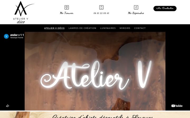 Screenshot of atelier-v-deco.fr