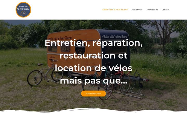 Screenshot of atelier-velo-larouetourne.fr