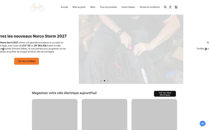 Screenshot of atelier-velo.com