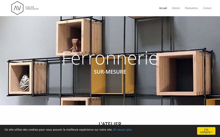 Skjámynd af atelier-verdugaud.fr