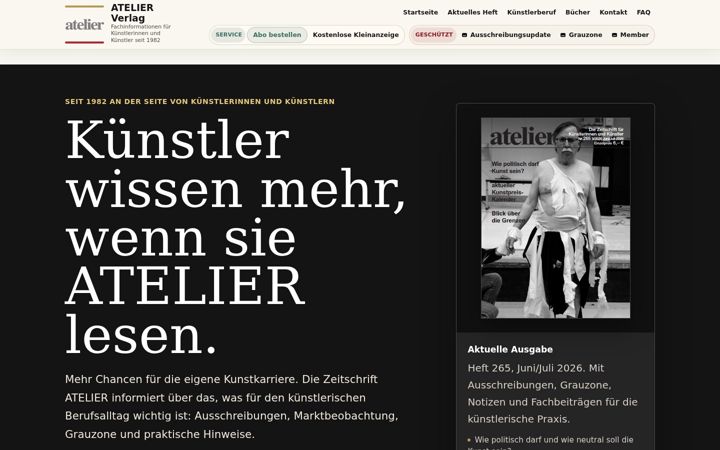 Ekrānuzņēmums no atelier-verlag.de
