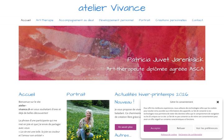 Screenshot of atelier-vivance.ch