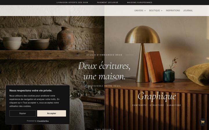 Screenshot of atelier-xvi.com