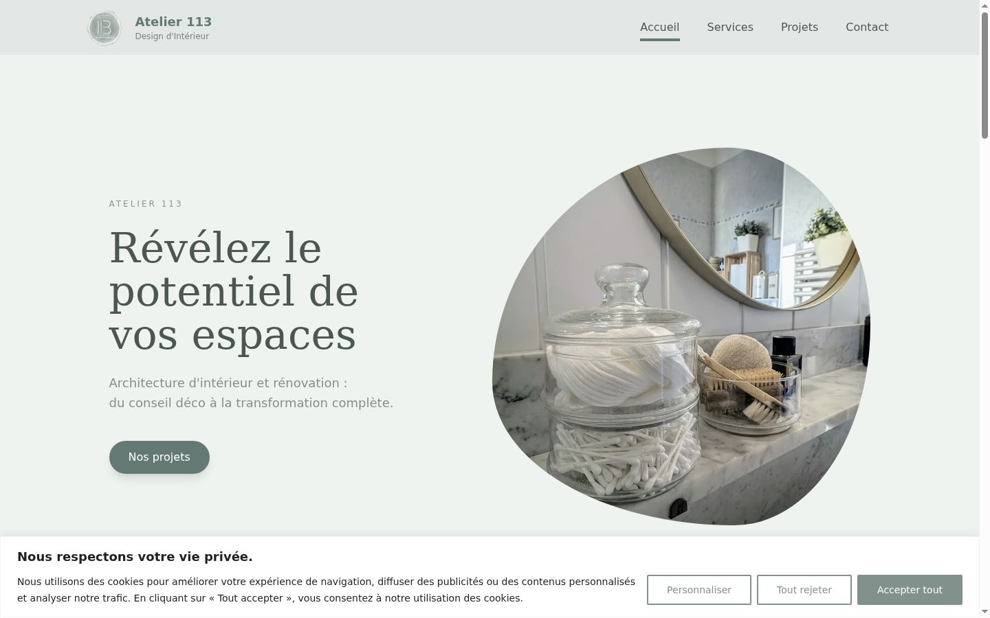 Screenshot tal-banner tal-kunsens muri qabel kwalunkwe interazzjoni