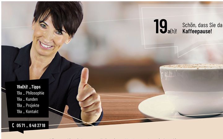 Screenshot of atelier19a.de