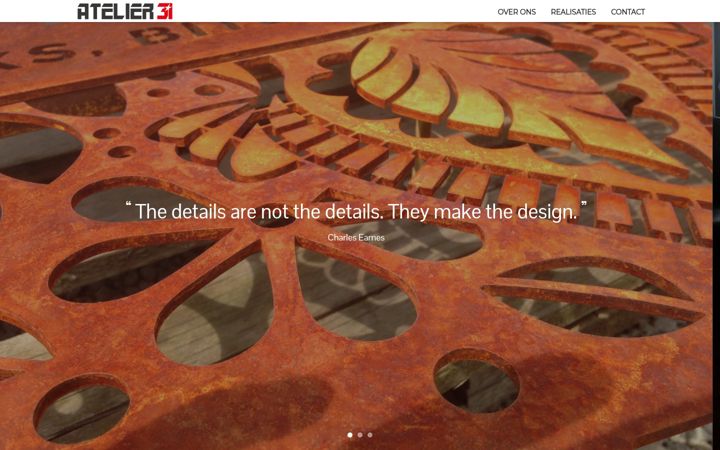 Screenshot of atelier31.be