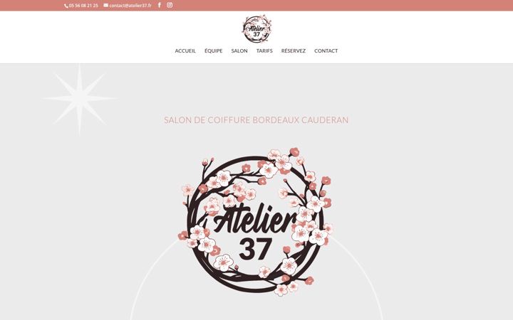 Screenshot of atelier37.fr