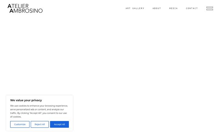 Screenshot ta' atelierambrosino.com