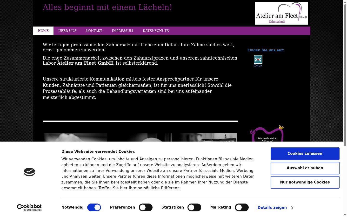 Screenshot van de toestemmingsbanner zoals getoond vóór enige interactie