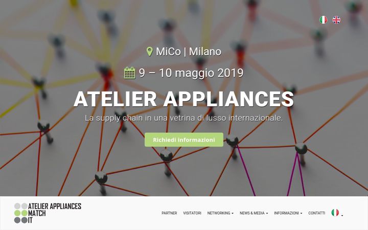 Screenshot of atelierappliances.it