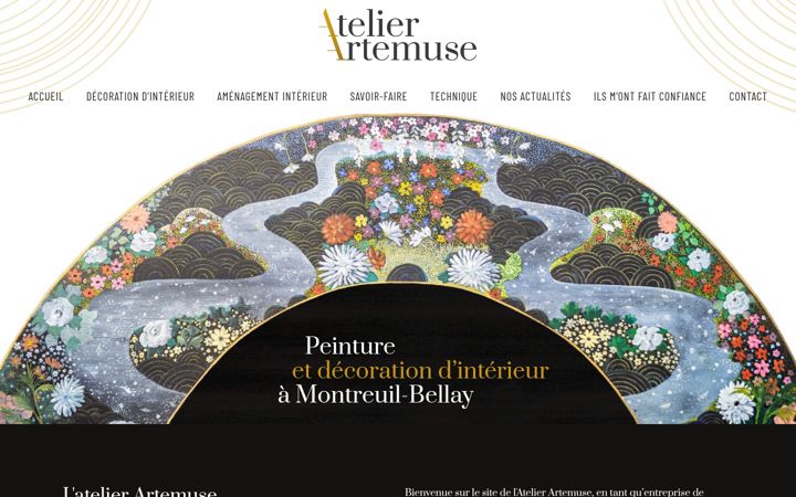 Screenshot of atelierartemuse.fr
