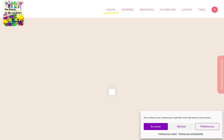 Screenshot του atelierartpeintube.fr