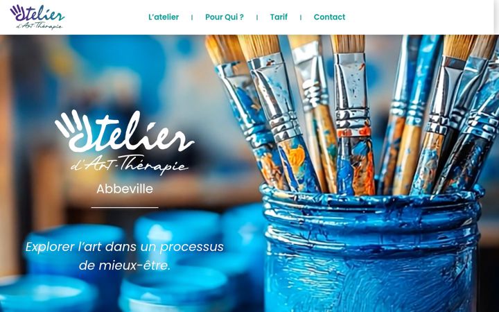Screenshot of atelierarttherapie.fr