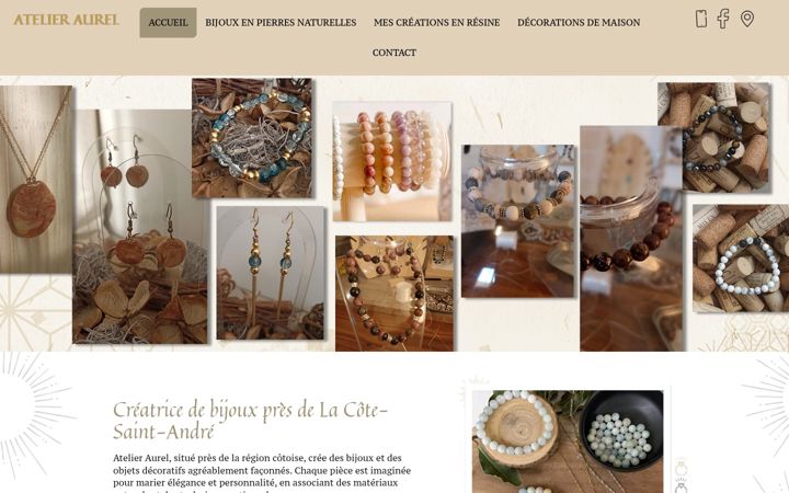 Screenshot του atelieraurel.fr