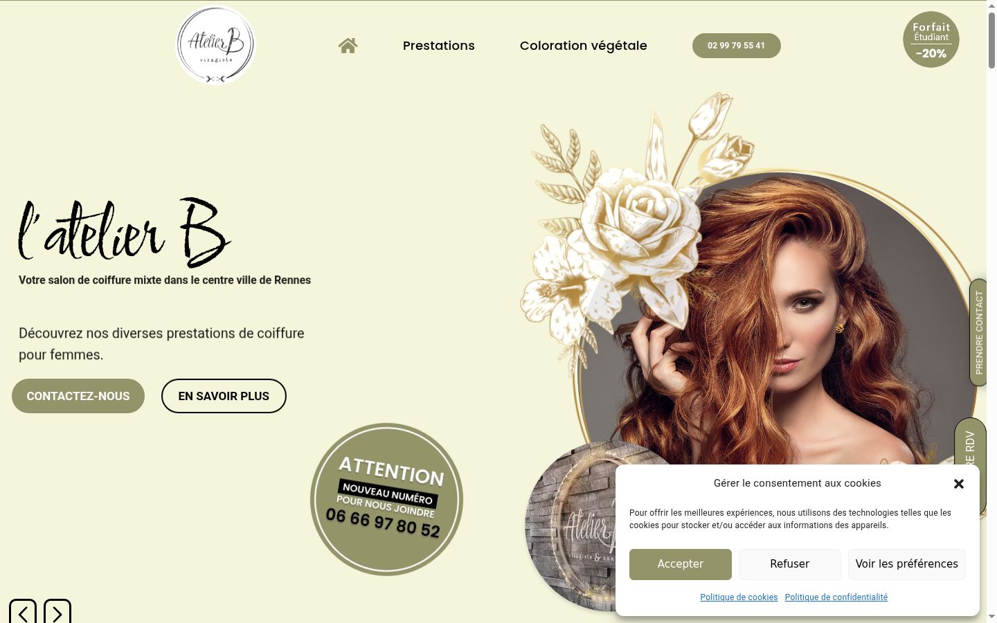 Screenshot tal-banner tal-kunsens muri qabel kwalunkwe interazzjoni