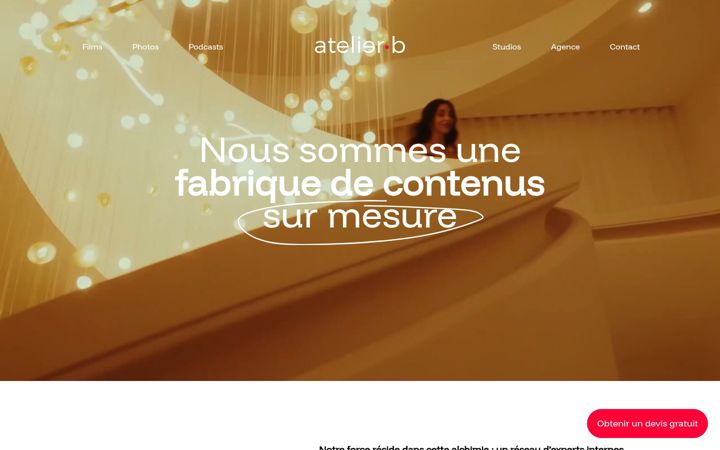 Screenshot of atelierb.video