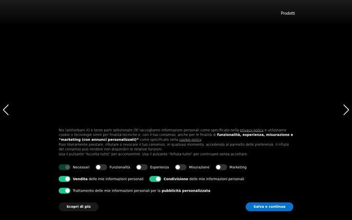 Screenshot von atelierbani.it