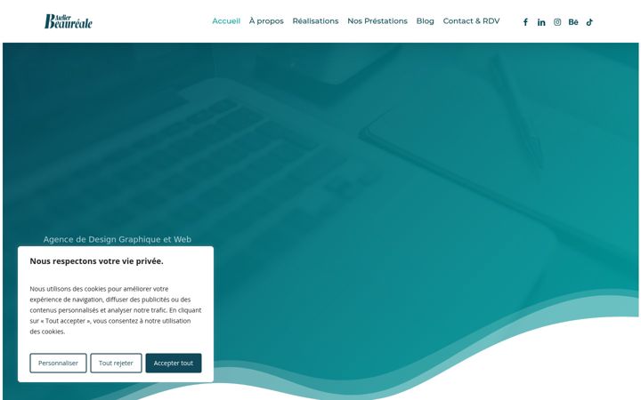 Screenshot του atelierbeaureale.fr