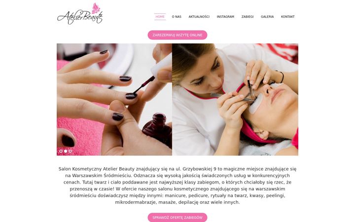 Screenshot of atelierbeaute.pl