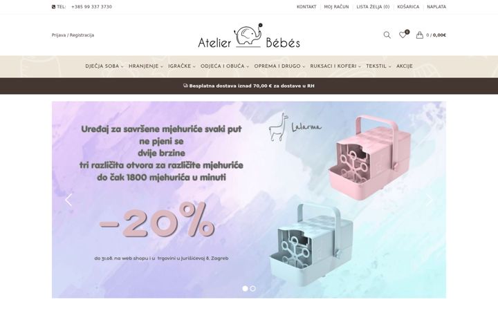 Screenshot ta' atelierbebes.com