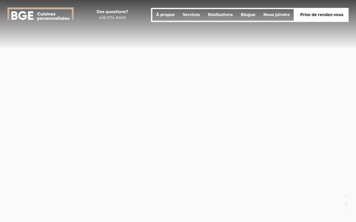 Screenshot van atelierbge.ca